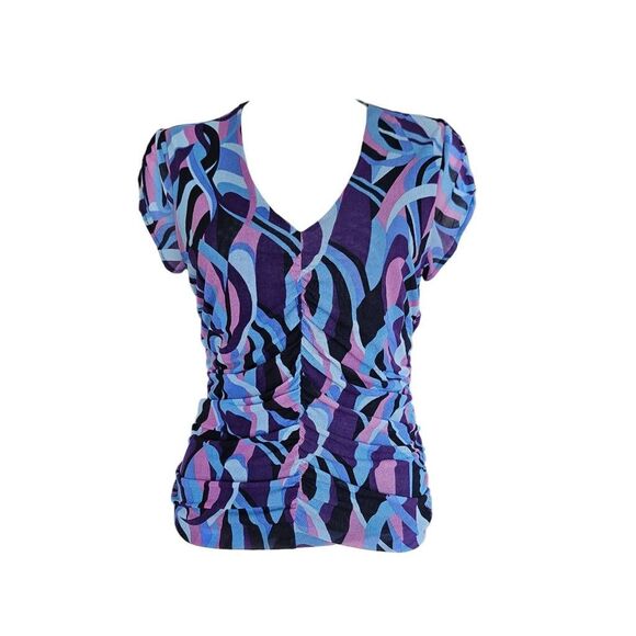 y2k vintage graphic blouse - Picture 1 of 6